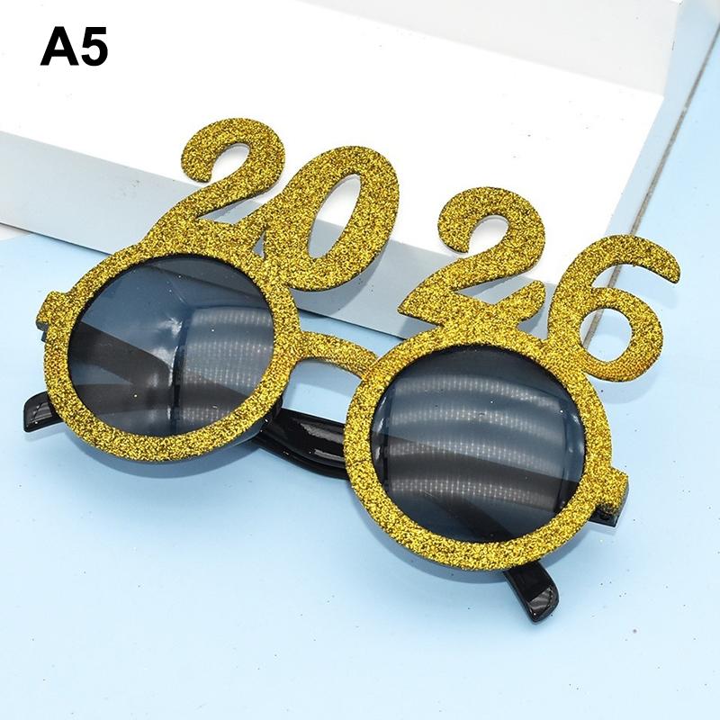 

2026 Номер Очки 2026 Счастливого Года Очки Бриллиантовые Блестящие Солнцезащитные Очки Косплей Реквизит Украшение для Рождественской Вечеринки Смешные Очки