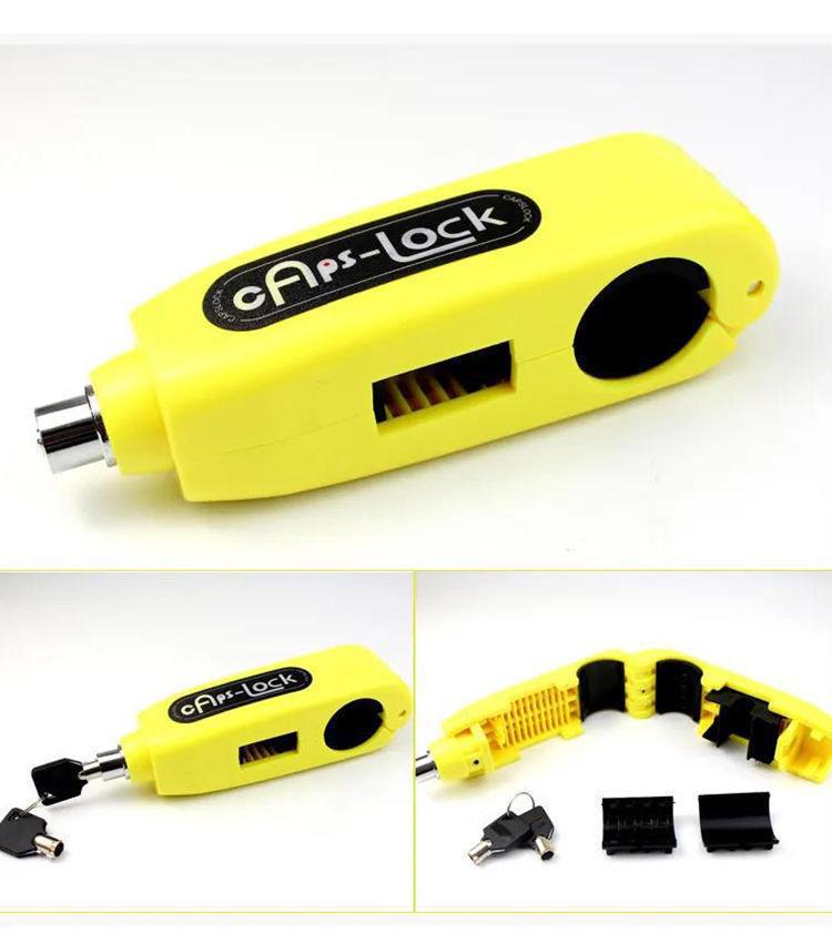 Electric Car Anti-Theft Handlebar Lock with Throttle Lock and Horn for Scooters and Motorcycles