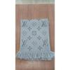 Used LOUIS VUITTON Light Gray Condition B Scarf