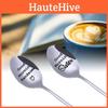 Premium 304 Stainless Steel Ice Spoon For Couples With Trendy Letter Design Ideal For Gifts