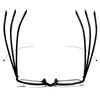 CLARA VIDA Ultra-light TR90 Progressive Multi-focus Anti-blue Reading Eye Glasses Men and Women Smart Squared+10+15 +20 To +40