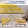 Gray Yellow Linen Pillowcase 60*60 Sofa Cushion Cover 40*40 Home Decoration Can Be Customized