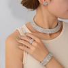 Necklace Crystal Jewelry Romantic Rhinestone Jewelry Set Wedding Accessories  Bridal Wedding