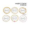 Salircon 4 Styles Punk Vintage Cross Imitation Pearl Bracelets Woman Luxury Gold Color CCB Beaded Bangles Pulseras Mujer Jewelry