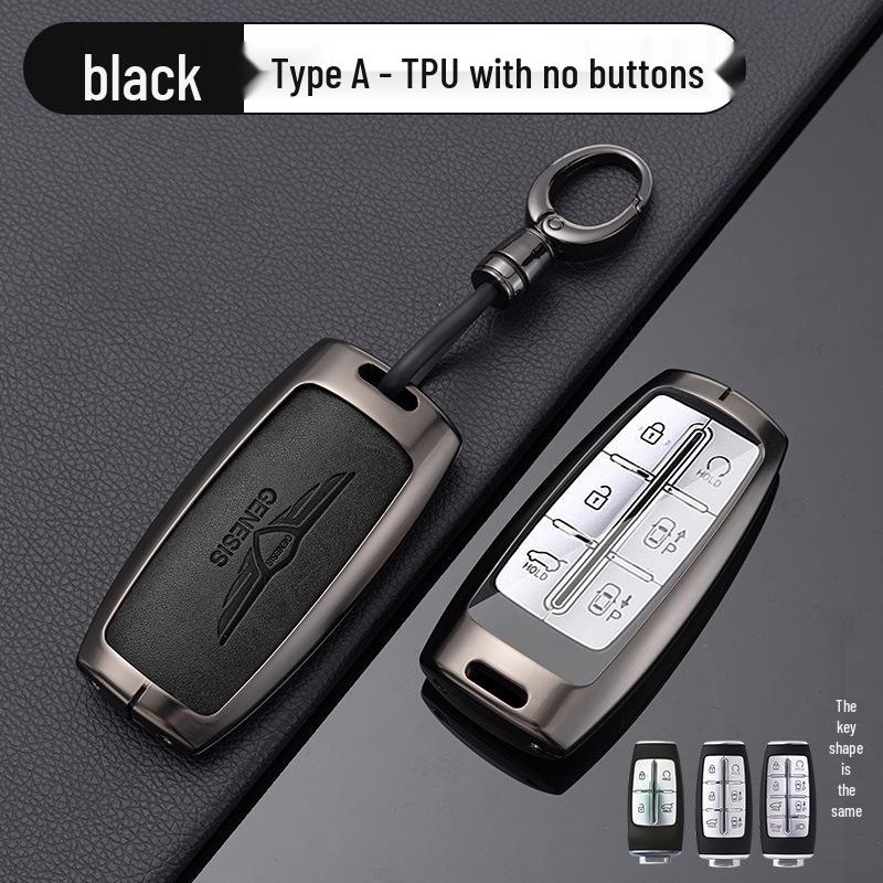 Genesis GV80/GV70 Alloy Key Case & Buckle Set for Men
