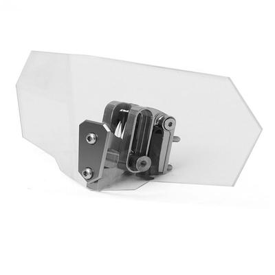 A51K - Universeller Motorrad-Windabweiser Zubehör zum Anklemmen Windschutzscheiben-Erweiterungen 20CM Für Nmax155 Honda PCX150 X-ADV