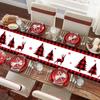 Christmas Table Runner Merry Christmas Decoration for Home Xmas Party Decor 2025 Navidad Notal Noel Ornament Happy New Year 2025