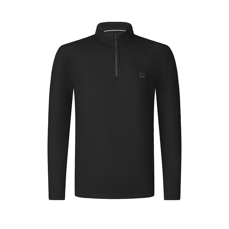 Мужские футболки FILA Черный цвет Воротник-стойка A11M515205FBK L