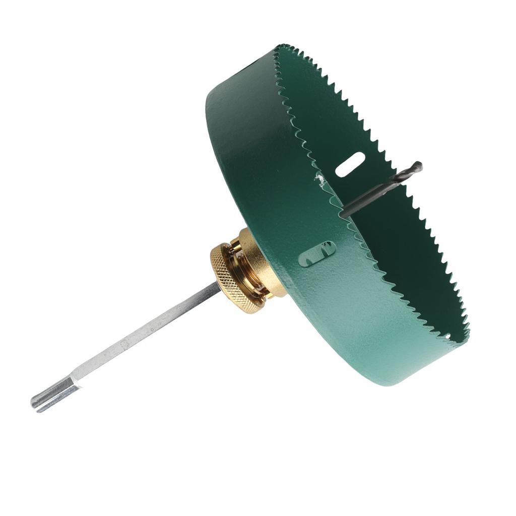 Hole Saw Kit Quick Release Hole Opener with Drill Bit 160mm Dust Cover For Downlight Plasterboard