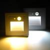 Outdoor LED Motion Sensor Step Light, Waterproof Recessed Aluminum Plinth Light