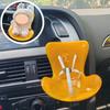 17cm Doll Car Seat For Labu- Air Vent Clip  with Aromatherapy for Blind Box Collectors | Cute, Functional Car Ornament