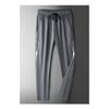 Men's High Stretch Ice Silk Casual Pants Summer Quick Dry Joggers With Zipper Pockets