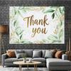 2D Greenery Thank You Backdrop Wedding & Bridal Shower Photography Background