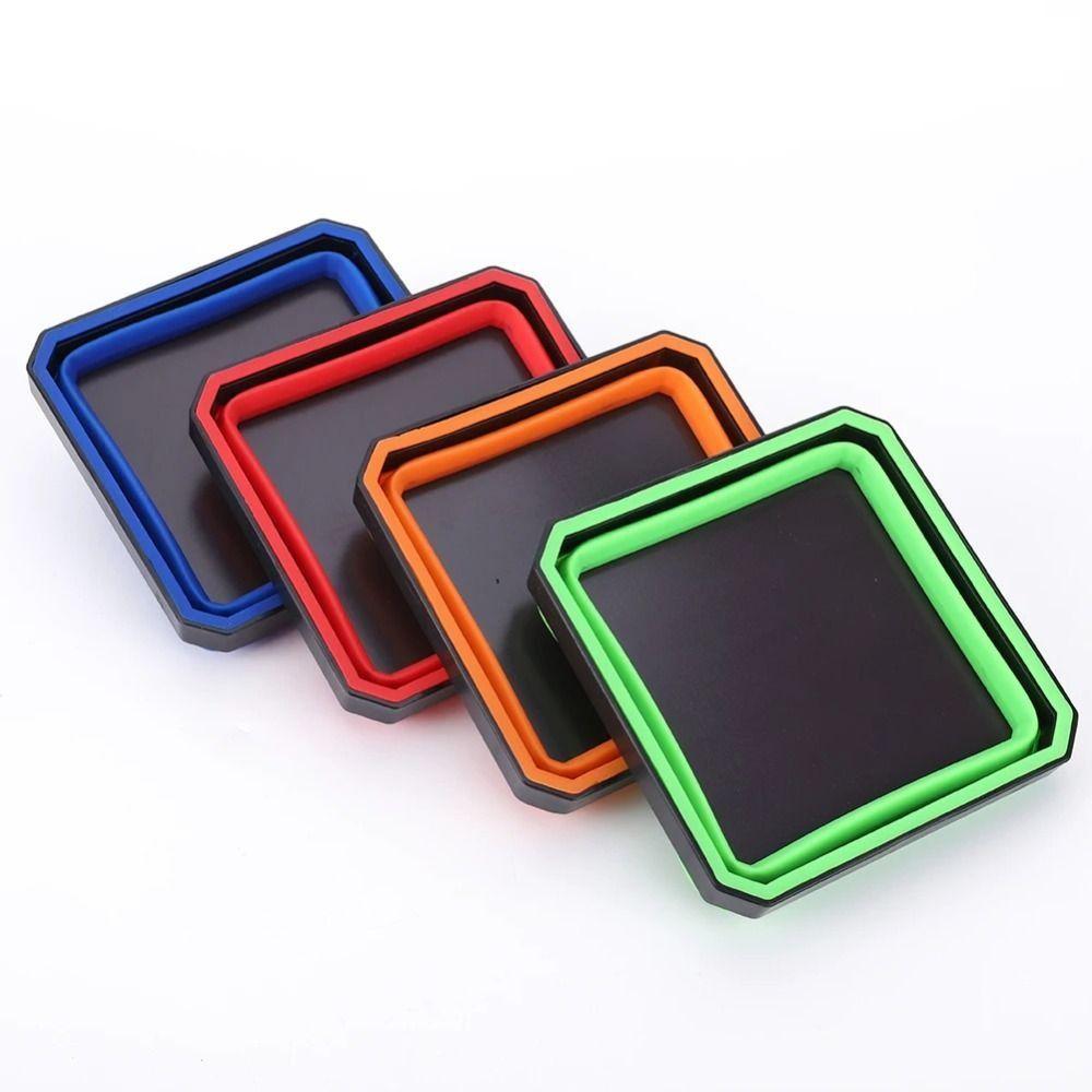 Foldable Magnetic Screw Tray Multicolor Storage Plate Lightweight Tool Organizer  Woodworking