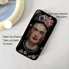 Fashion F-Frida K-KahlosS Silicone Anime Black Case For Iphone 17 Air 16 15 14 13 12 11 Pro Max Plus Basic