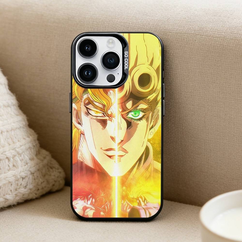 Anime J-JoJo's Bizarre Adventure HOT  Phone Case For iPhone 16,15,14,13,12,17,Pro,MAX Black Matte Shockproof Cover