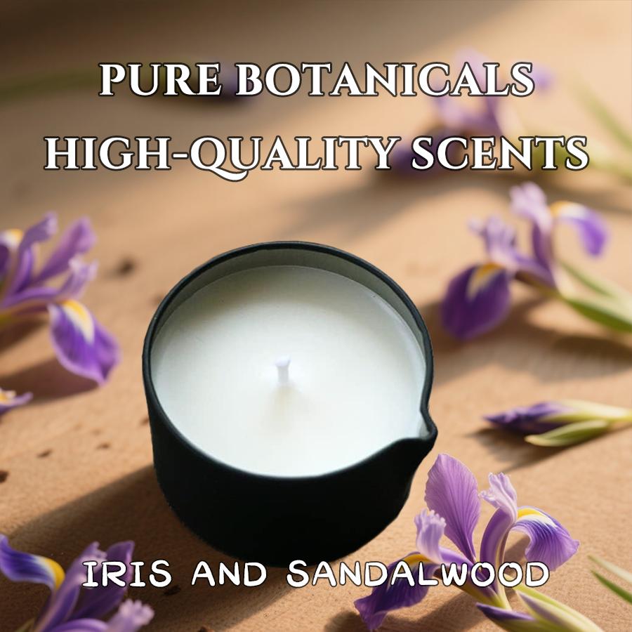 Massage Candle -Essential Oil, For Meditation, Yoga, SPA, Unisex Party Favor & Small Gift, Christmas and Halloween Gifts-2oz