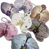 Kreativ Vakker Phalaenopsis Stoff Nøkkelring Simuleringsblomster Nøkkelring Telefonpynt Elegant Veskeanheng Tilbehør Gave
