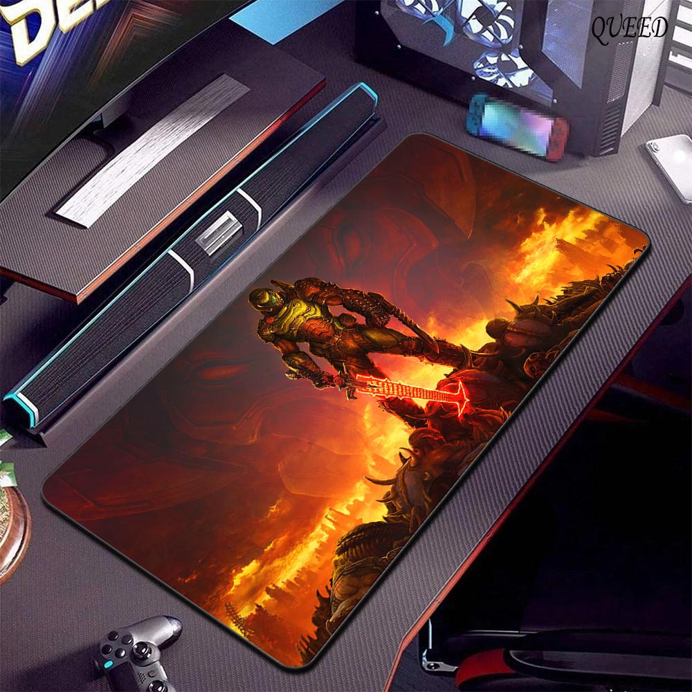 Podkładka pod mysz Gaming D-Dooms E-Eternals 30x80cm Antypoślizgowa Gumowa Podstawa MouseMat Gamer XXL Dywanik na Biurko PC Pogrubiony Pad na Stół do E-sportu