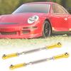 6Pcs 88mm Aluminum Alloy Adjustable Push RodsTurnbuckle Rod Linkage Accessories for RC Car Modelsgolden