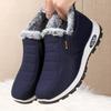 winter velvet thickened men's cotton shoes high-top thick-soled non-slip breathable two cotton shoes casual sports shoes men