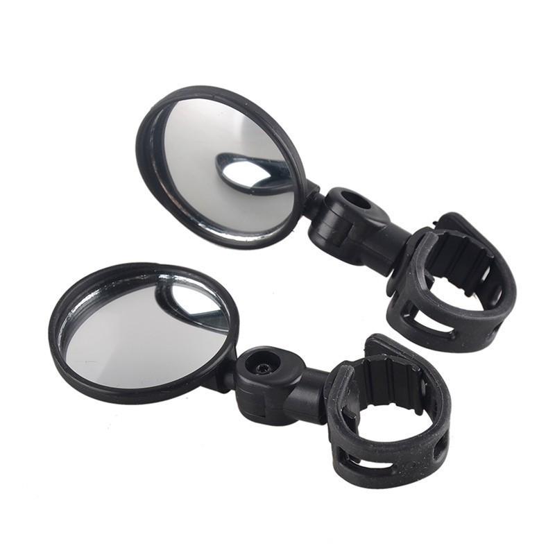 Universal Wide-Angle Convex Rearview Mirror for Electric and Mountain Bicycles