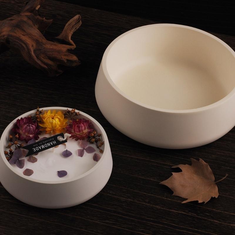 Round Sturdy Silicone Tray Mould for Resin Castes Craft Supplies Dishes Mould for Jewelry Making and Coasters Creation