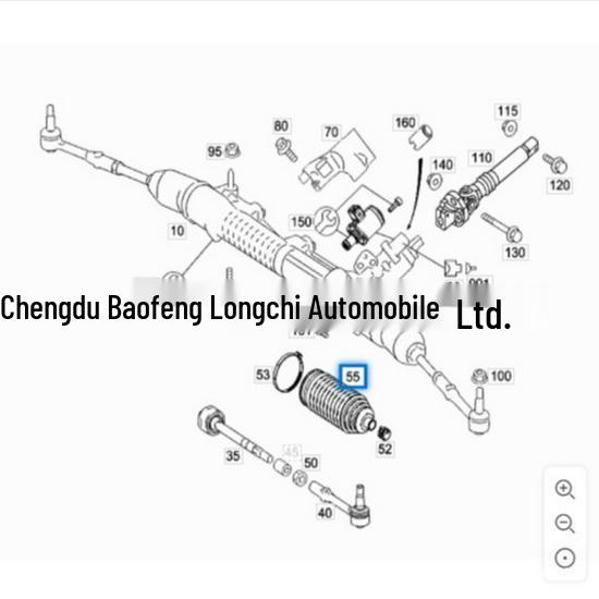 Mercedes-Benz W221 Steering Gear Dust Cover A2214630296