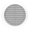 Grille D'aération - KOTARBAU - Ronde - 125 Mm - Plastique Blanc - Moustiquaire Intégrée