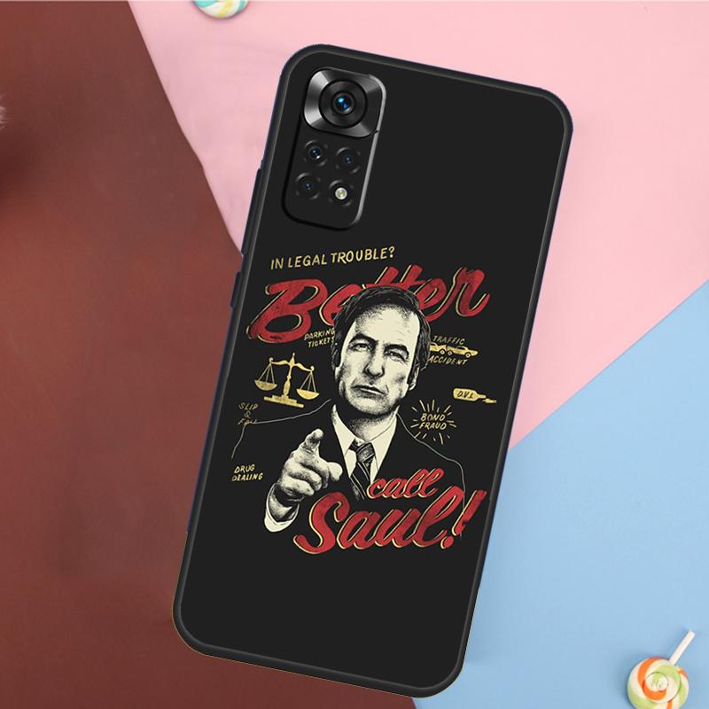 Better Call Saul Cover For Xiaomi Redmi Note 13 Pro 14 12 11 9 10 9S 10S 11S 12S Redmi 14C 10C 12C 13C Case