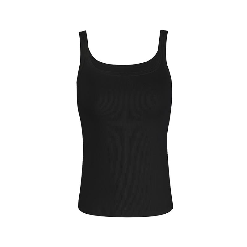 

Women s 3-in-1 Outerwear Vest: Square Neck, Breathable, Anti-Exposure, Underarm Fat-Hiding Camisole - Mulberry Silk Modal Cotton Blend. L (110-130 lbs)