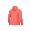 Li Ning T Shirts Men's Phosphorus Red Hooded Thickened And Fleece Lined Straight Fit ATLT105-3