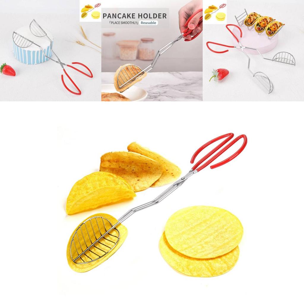 Modern Stainless Steel Taco Clamps For Safe Cooking And Serving Of Delicious Corn Tortilla Chips