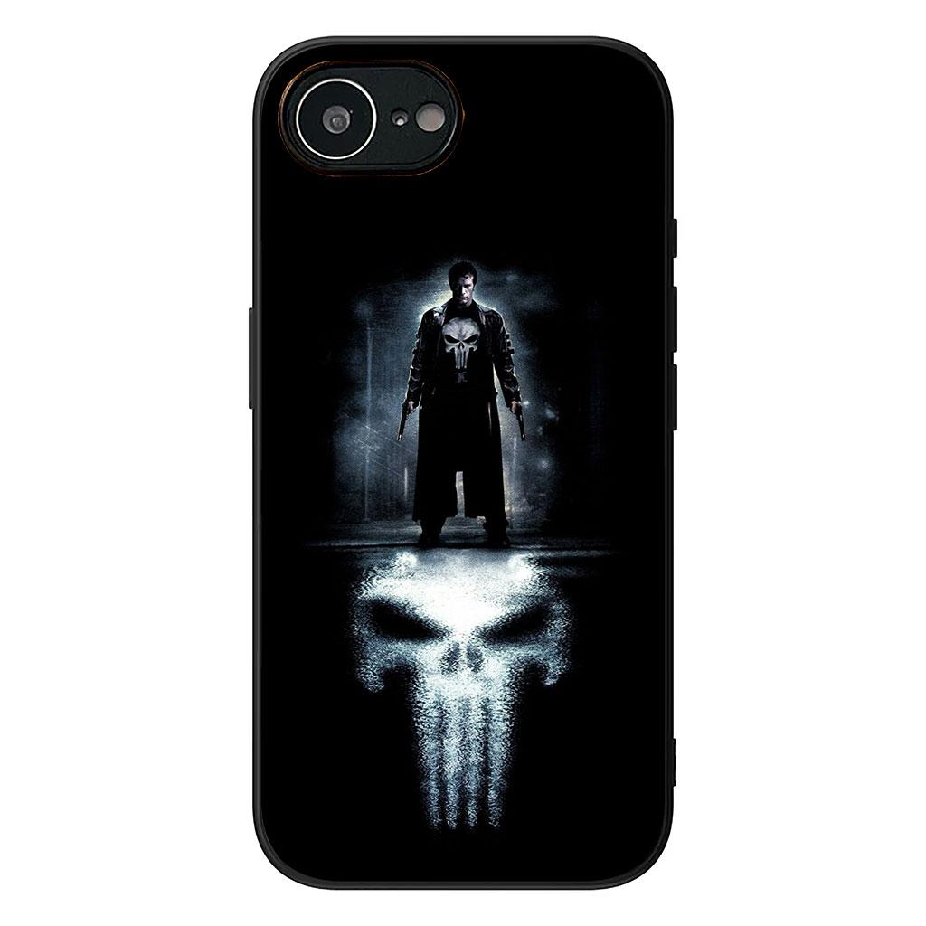Cover for Apple iPhone 16 15 14 Plus 13 12 Mini 17 Pro Max + ProMax 16E Air Phone Case The Marvel Punisher Skull