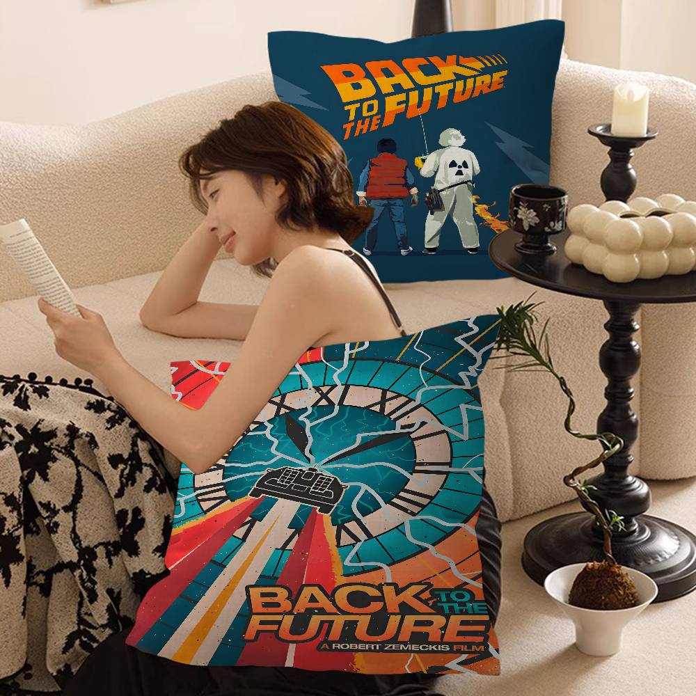 Movie BBack To The Future Cushion Cover Decorative Pillow Sofa Home Decor case pillow cases