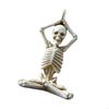 62KD Yogas Skull Figure Decoration Halloweens Decoration Commemorative Gift Holiday Atmospheres Resins Ornaments Crafts Home