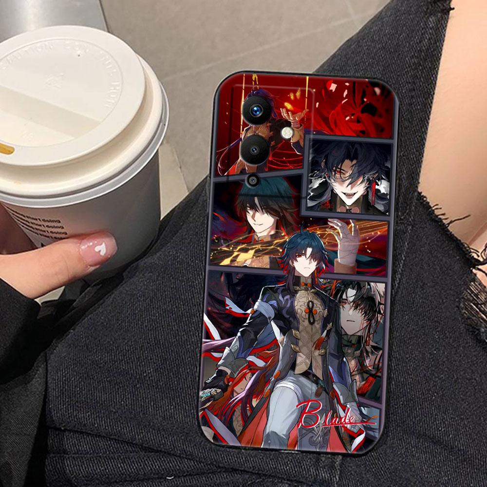 

Rail Blade Jing Yuan Honkai Star Phone Case For Infinix TECNO POP SPARK SMART 6 7 8 9 CAMON 40 30 30S 15 16 17 20 20C Case Cover TECNOPOP5LTE