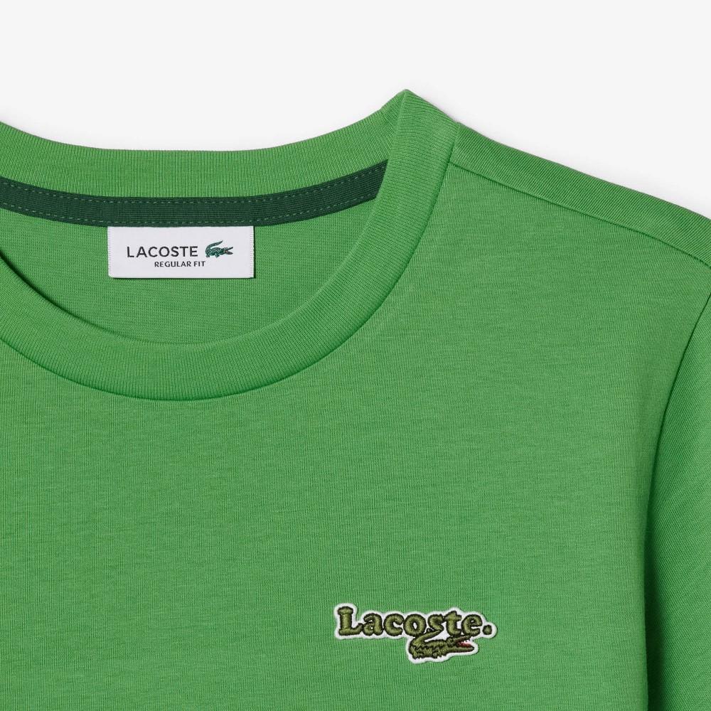[lacoste] Women's Soft Branding Short-Sleeve T-Shirt TF5058-56GNPA