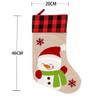 New Year Christmas Stocking Snowman Santa Elk Xmas Tree Fireplace Ornaments Gift Candy Bag Home Navidad Sock Christmas Decor