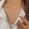 2025 Elegante Zirkonia Wassertropfen Halskette für Damen: Einfache, luxuriöse, vielseitige Schlüsselbein-Kette