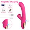 2 In 1 Rotating Sucking G-spot Dildo Vibrator for Women Clitoris Clit Sucker Nipple Stimulator Vaginal Massager Female Sex Toys