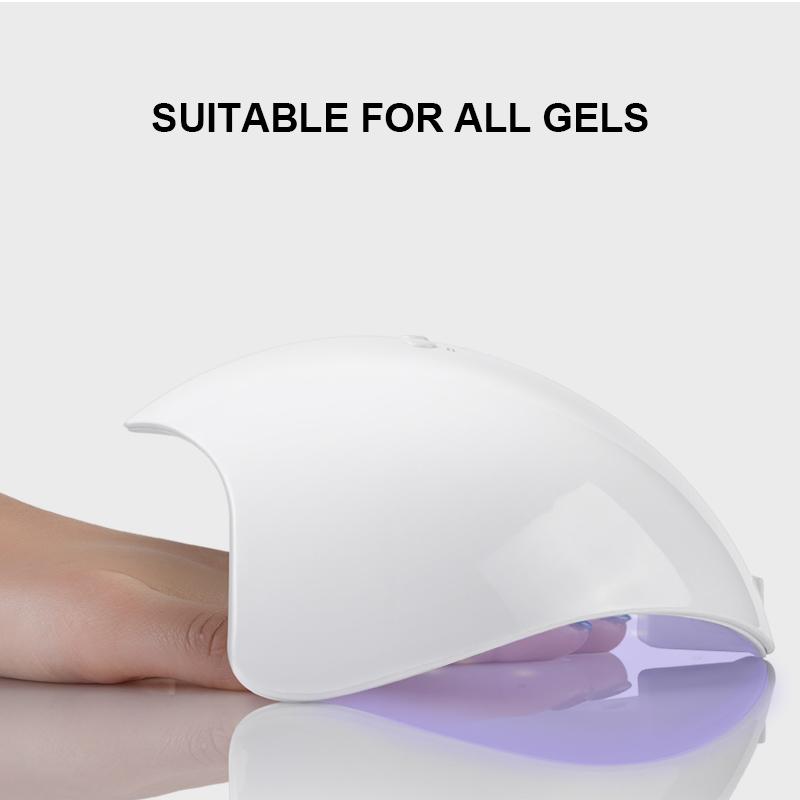 

12 Вт сушилка для ногтей профессиональная сушилка для лака для ногтей светодиодная УФ-лампа для геля лака для ногтей розовая белая светодиодная УФ-лампа Russian Federation