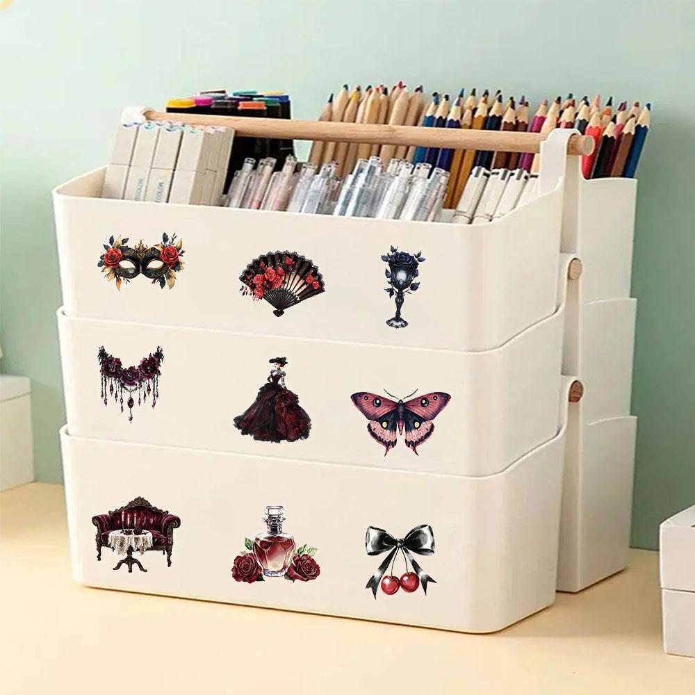 50PCS Masked Ball Graffiti Stickers Scrapbooking Collage Decoration Dance Party Guitar Mobile DIY Waterproof Stickers