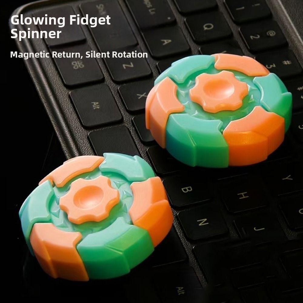 Luminous Luminous Fidget Spinner Rotator Design Gyroscope Toy Creative Spinning Top Kids Gifts