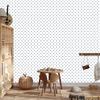 White and Light Gray Dots Wallpaper, Subtle Detail 50x1000
