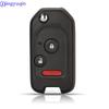 Jingyuqin Update Modified 3/4 Buttons Car Key For Honda Accord Pilot Cr-V Key Housing Civic Insight Ridgeline 2003-2013