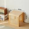 Bedside Solid Rattan Cabinet Namesake Style Coffee Table Chinese Traditional Furniture Sofa Balcony Oriental Furniture Table