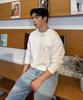 Meleugo Crew Neck Long Sleeve T-Shirt [White]