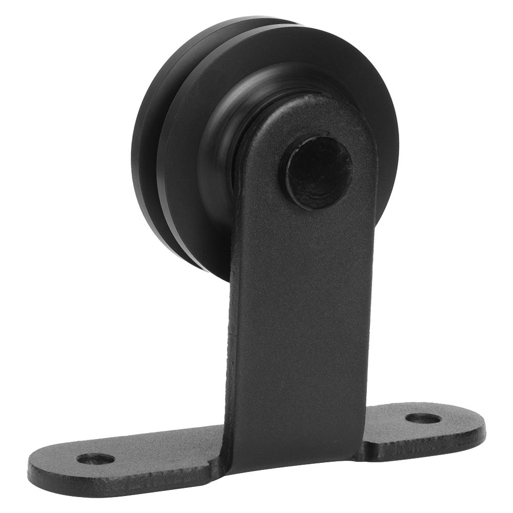 Sliding Door Track Wheel Set Barn Hanging Track Hardware with High Strength Carbon Steel Track for   Door  