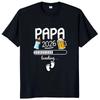 Papa 2026 Funny Future Dad Beer Lovers Printed Tshirts Graphic Tshirts High Quality Short Sleeve Tshirts Tops